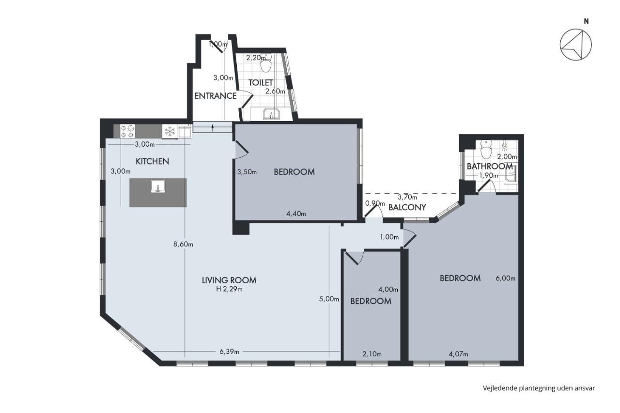 Sanders Regent - Chic Three-Bedroom Apartment Near Central Square كوبنهاجن المظهر الخارجي الصورة