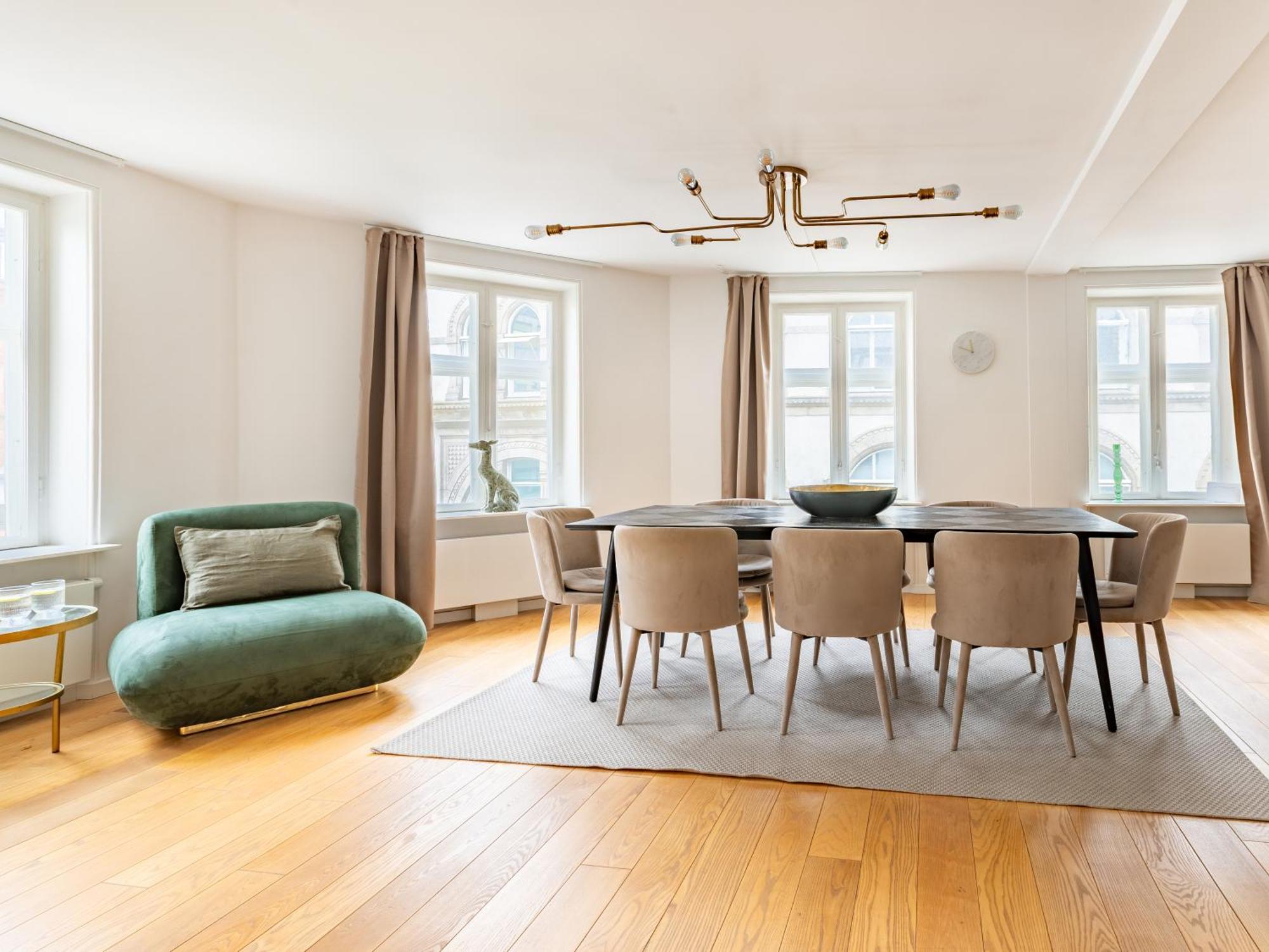 Sanders Regent - Chic Three-Bedroom Apartment Near Central Square كوبنهاجن المظهر الخارجي الصورة